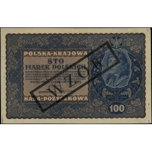 100 marek polskich, 23.08.1919; seria IH R, numeracja 4...