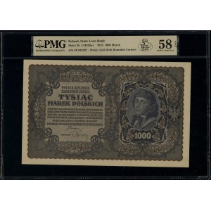 1.000 marek polskich, 23.08.1919; seria III P, numeracj...