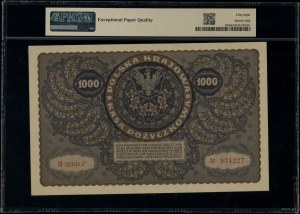 1,000 Polish marks, 23.08.1919; series III P, numbering...