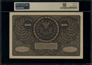1,000 Polish marks, 23.08.1919; series III AW, numerac...