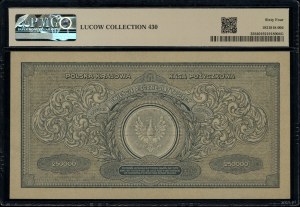 250,000 Polish marks, 25.03.1923; CP series, numbering...