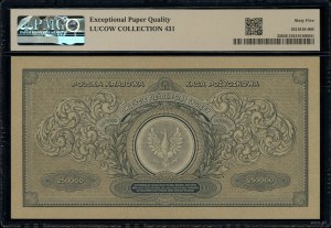 250,000 Polish marks, 25.03.1923; CA series, numbering...