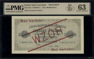 500,000 Polish marks, 30.08.1923; D series, numbering ...