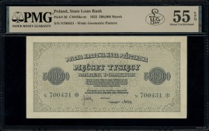 500,000 Polish marks, 30.08.1923; N series, numbering ...