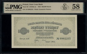 500,000 Polish marks, 30.08.1923; AS series, numbering...