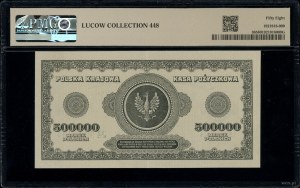 500,000 Polish marks, 30.08.1923; AS series, numbering...