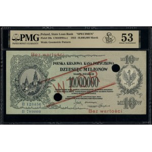 10.000.000 marek polskich, 20.11.1923; seria B, numerac...