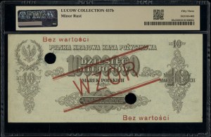 10 000 000 polských marek, 20.11.1923; série B, číslování...