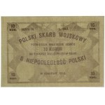 Polski Skarb Wojskowy, Bon na 10 koron, 1914; bon na po...