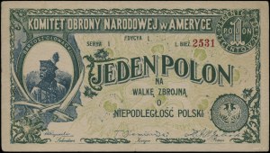 Committee for National Defense in America; Voucher for 1 polonium = 25...