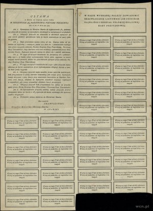 4% Bonus Loan for 1,000 Polish marks, 1920; num...