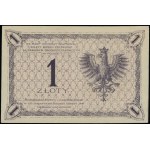 1 złoty, 28.02.1919; seria 19 G, numeracja 099,557; Luc...
