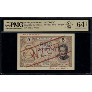 5 złotych, 28.02.1919; seria 80.A., numeracja 090,276, ...