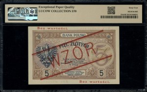 5 gold, 28.02.1919; 80.A. series, numbering 090,276, ...