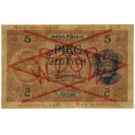 5 złotych, 28.02.1919; seria 80.A., numeracja 090,276, ...