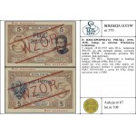 5 złotych, 28.02.1919; seria 80.A., numeracja 090,276, ...