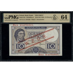 10 złotych, 28.02.1919; seria 4.A., numeracja 027256, k...