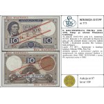 10 złotych, 28.02.1919; seria 4.A., numeracja 027256, k...