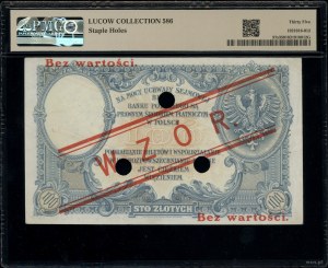 100 gold, 28.02.1919; C. series, numbering 6413608, p...