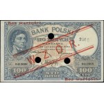 100 złotych, 28.02.1919; seria C., numeracja 6413608, p...