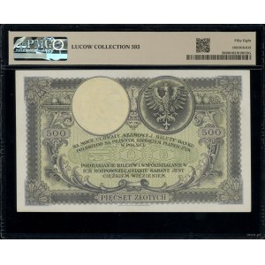 500 zloty, 28.02.1919; serie A., numerazione 4144876; L...