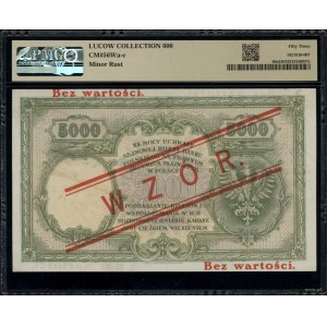 5.000 złotych, 28.02.1919; seria A., numeracja 266020, ...