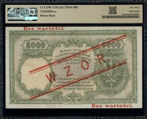 5,000 gold, 28.02.1919; series A., numbering 266020, ...