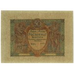 50 złotych - jednostronna próba kolorystyki głównej, 28...