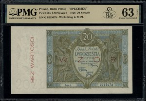 20 gold, 1.03.1926; G. series, numbering 0245678, both...