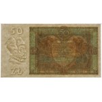 50 złotych, 1.09.1929; seria B.E., numeracja 9867411; L...