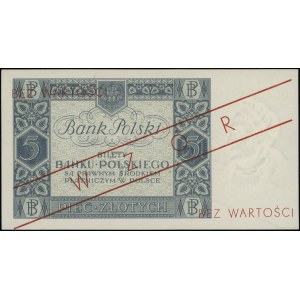 5 złotych, 2.01.1930; seria BX., numeracja 0197263, z p...