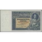 20 złotych, 20.06.1931; seria CY., numeracja 7852073; L...
