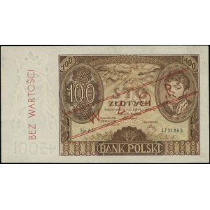 100 złotych, 2.06.1932; seria AZ., numeracja 4721863, z...