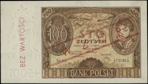 100 gold, 2.06.1932; AZ. series, numbering 4721863, with...