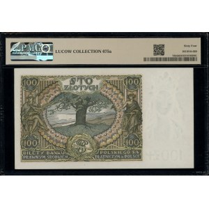 100 złotych, 9.11.1934; seria AX., numeracja 7036931, z...