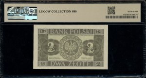 2 gold, 26.02.1936; no series or numbering o...
