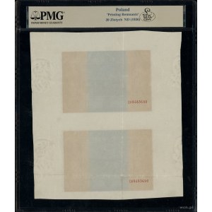 2 x 20 zlatých, 11.11.1936; séria DH, číslovanie 9483690....