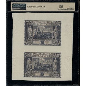 2 x 20 zlatých, 11.11.1936; séria DH, číslovanie 9483690....