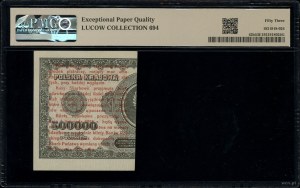 Pass ticket of 1 penny, 28.04.1924; imprint on right part of...