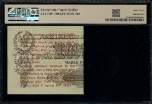 Pass ticket of 5 pennies, 28.04.1924; printed on right c...