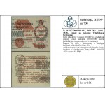 Bilet zdawkowy 5 groszy, 28.04.1924; nadruk na prawej c...