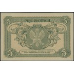 Bilet zdawkowy 5 złotych, 1.05.1925; seria A, numeracja...