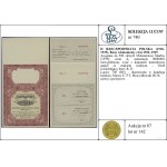 Asygnata na 500 złotych Ministerstwa Skarbu, [1939]; se...