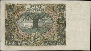 100 zlotys, [1939]; counterfeit imprint on 100 z banknote....