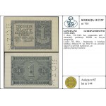 1 złoty, 1.03.1940; bez oznaczenia serii i numeracji, p...