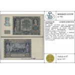 20 złotych, 1.03.1940; seria A, numeracja 0000000, perf...