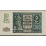 50 zlotých, 1.3.1940; séria A, číslovanie 0000000, č. ...
