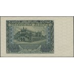 50 zlotých, 1.3.1940; séria A, číslovanie 0000000, č. ...