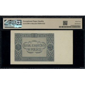 5 złotych, 1.08.1941; seria AD, numeracja 4534523; Luco...