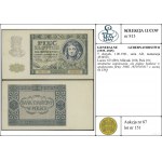 5 złotych, 1.08.1941; seria AD, numeracja 4534523; Luco...